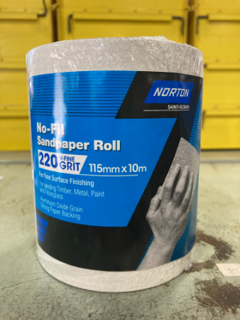 NO-FILL ADALOX ROLLS 115MM X 10M P240