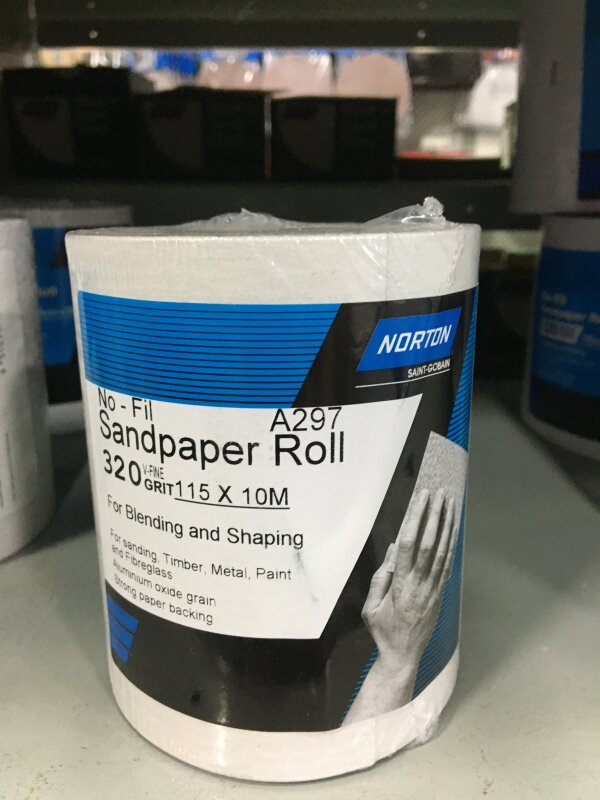 NO-FIL ADALOX ROLLS 115M X 10M P320