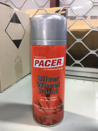 PACER Silver Wheel Paint Aero 400ml