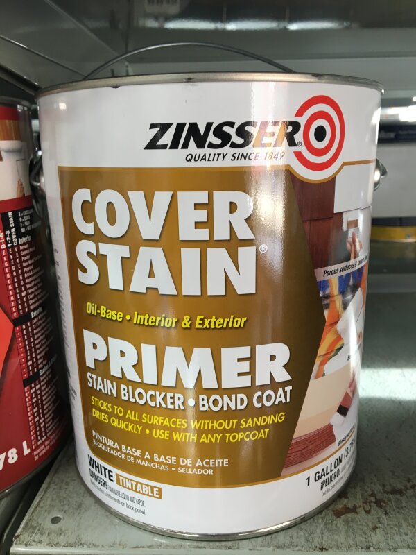 Zinsser Cover Stain Primer Sealer 3.78L