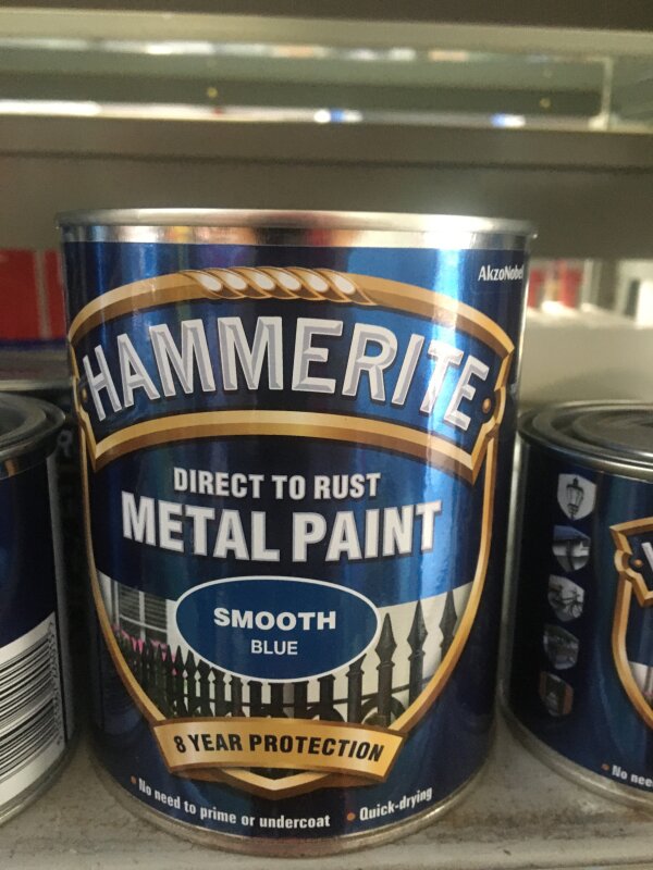 HM Hammerite Smooth - 750ml Blue