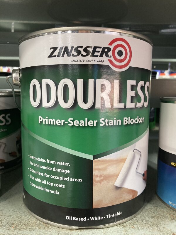 Zinsser Odourless Pigmented Sealer 3.75l