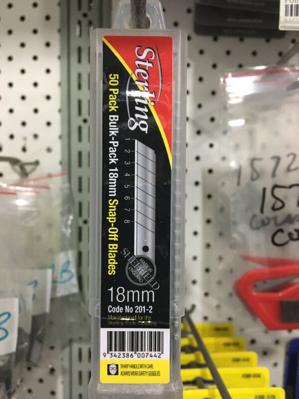 Inox Sterling Snap Blades - Large (50)