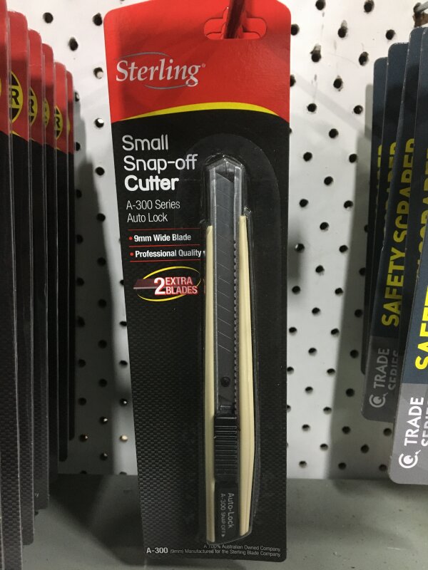 Sterling Snap Knife - Small Cream