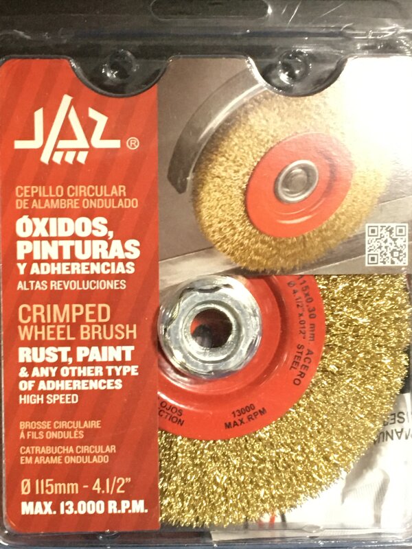 HO JAZ HS Wire Brush M14x115 HSP0115EM14 Wynn Fraser