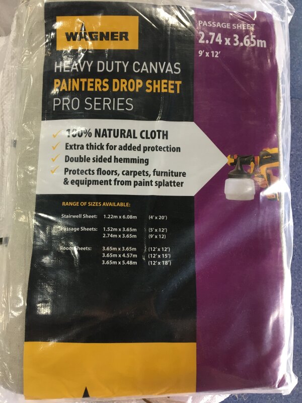 Wagner Canvas HD Drop Sheet 12'x9'
