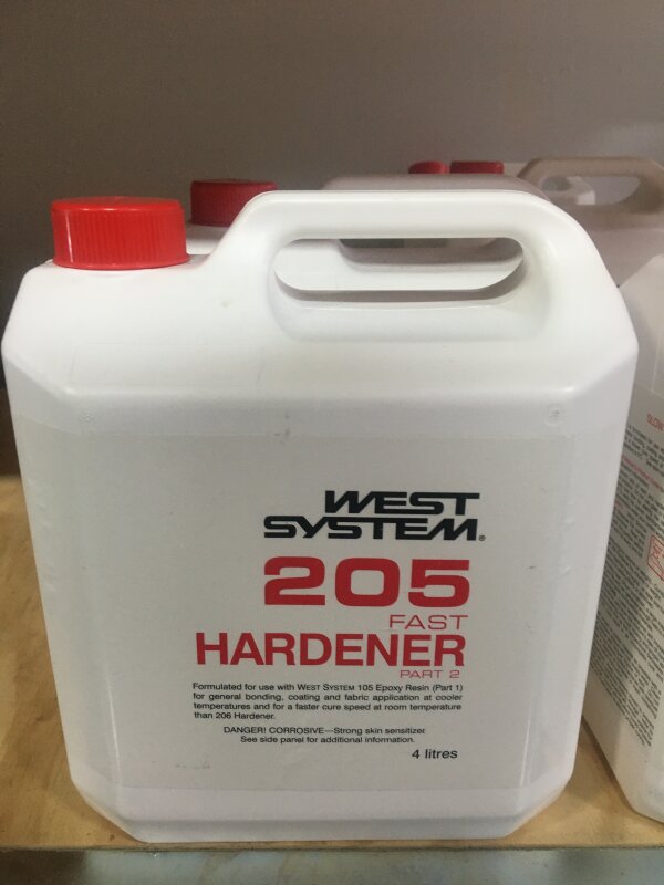 West 205 Fast Epoxy Hardener - 4L