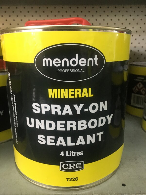 CR Spray On Mineral U/Seal 4L
