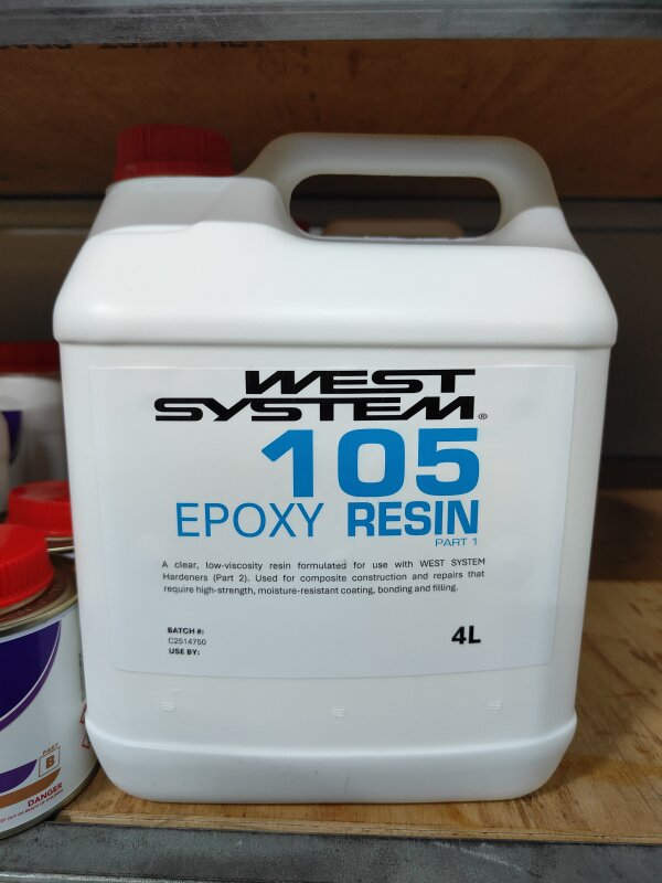 West 105 Epoxy Resin Base Only 4L