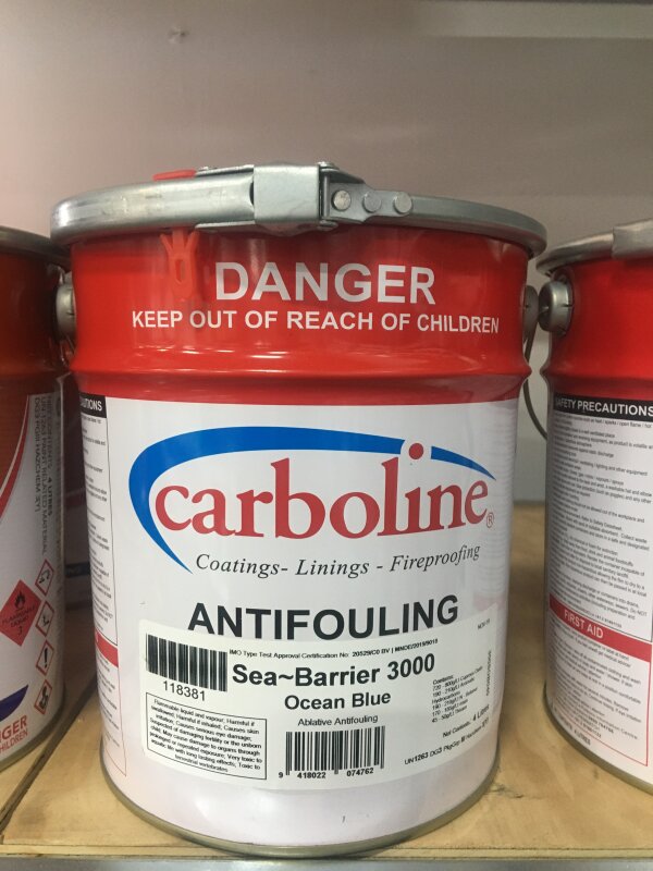 AYB  Sea Barrier SB 3000 Ocean Blue Antifoul 5L