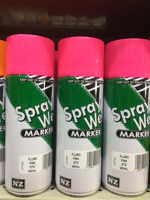 DM Spraywell Marker - 400ml Fluro Pink