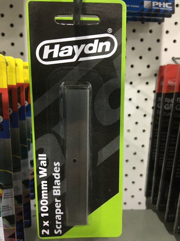 HA Wall Scraper Blade - 100mm Card 2