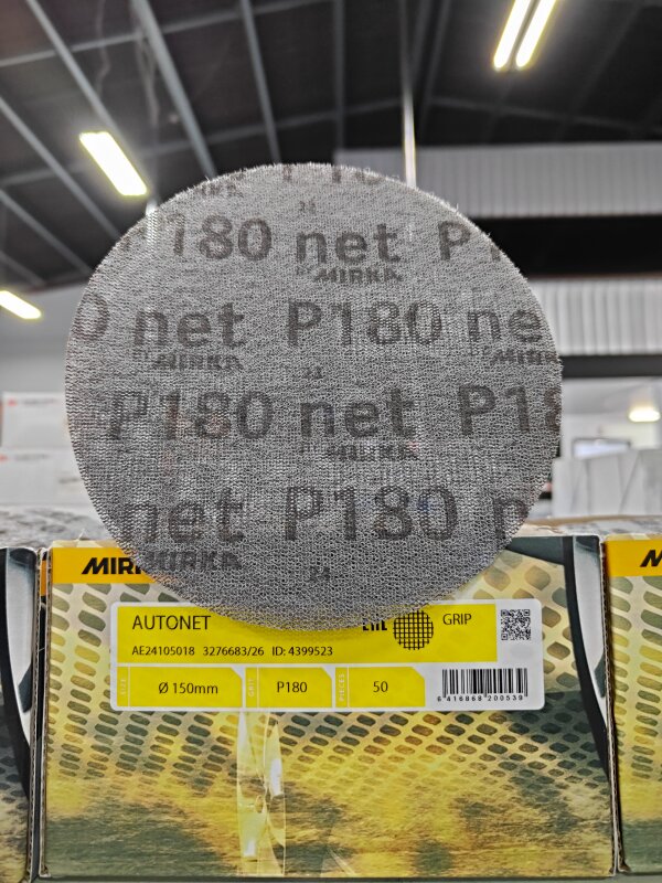AUTONET 150MM GRIP P180/EACH