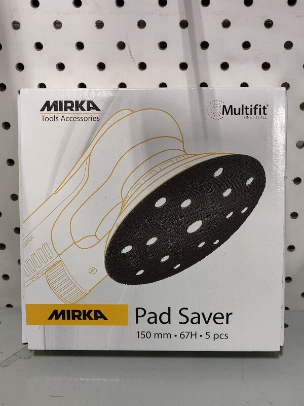 MIRKA Pad Saver 150mm 67 Hole 5 Pack