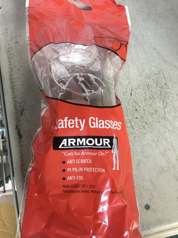 Safe-T-Tec Safety Glasses Clear Armour