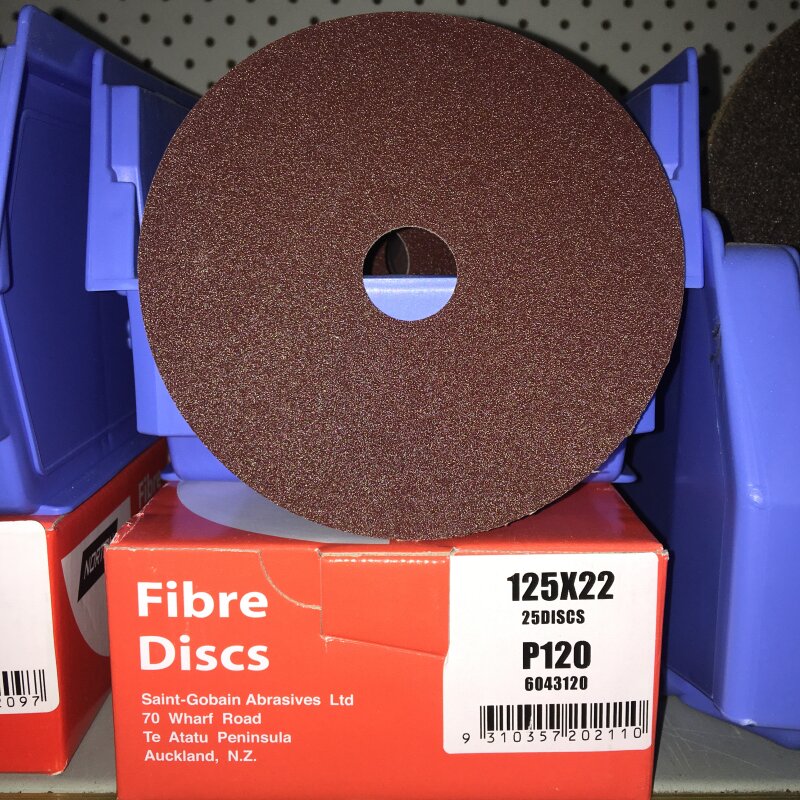 NO Fibre Discs 125x22 P120 Grit