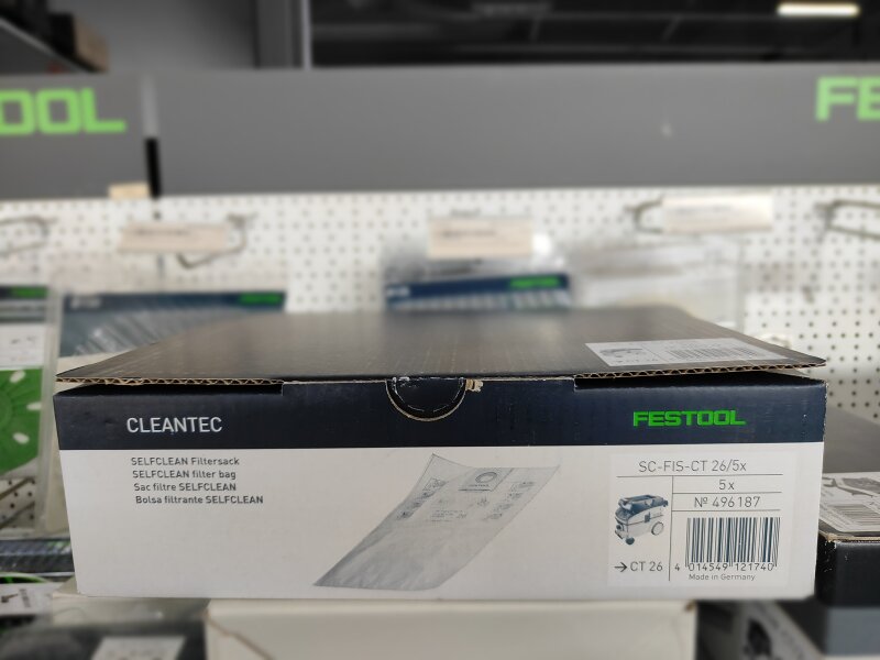FE Selfclean Filter Bag CT26 5PK