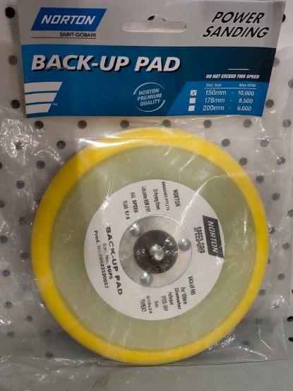 NO Speedgrip Backup Pad 150 5/16x24TPI