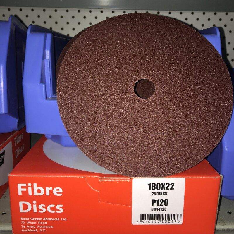  Fibre Discs 180x22 P120Grit
