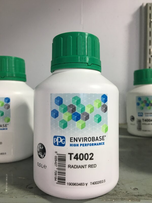 ENVIROBASE T4002 RADIANT RED 500ML