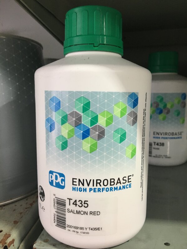 ENVIROBASE T435 SALMON RED 1L
