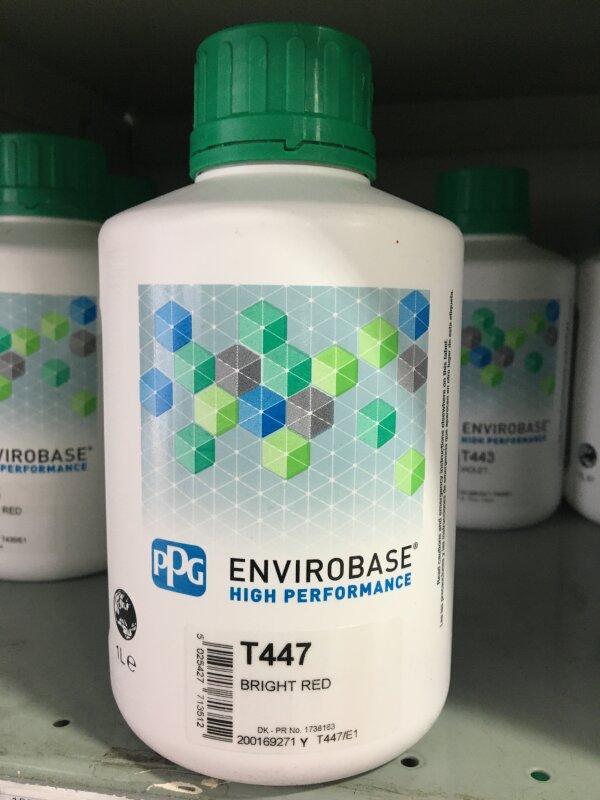 ENVIROBASE T447 BRIGHT RED 1L