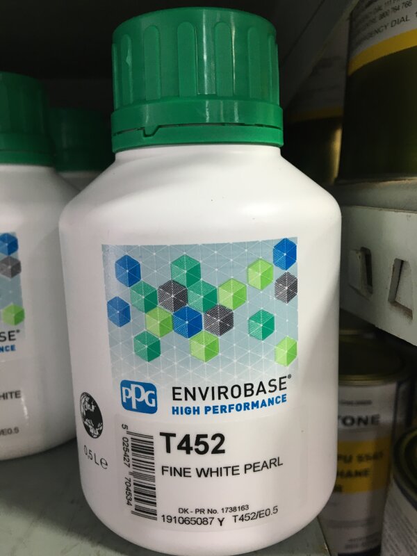ENVIROBASE T452 FINE WHITE PEARL 500ML