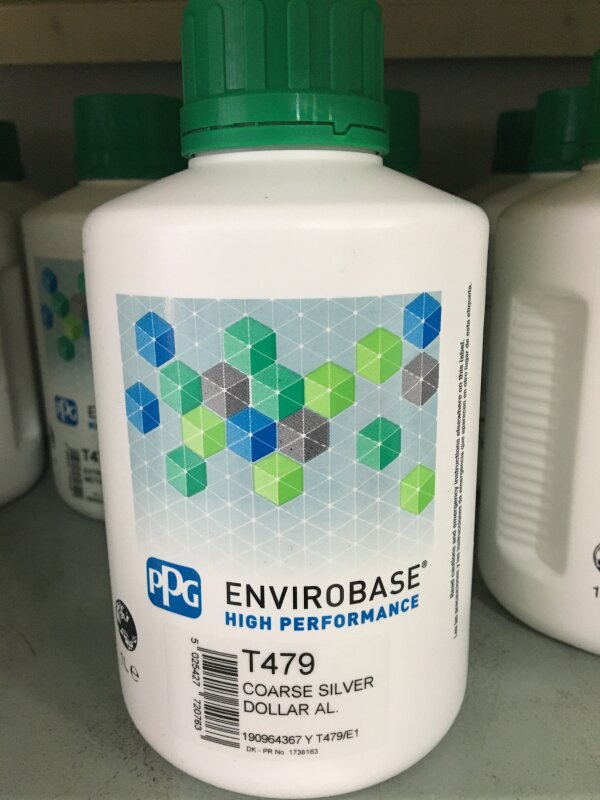 ENVIROBASE T479 COARSE SILVER DOLLAR ALUMINIUM 1L