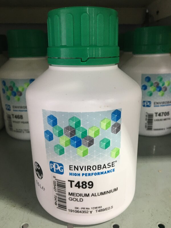 ENVIROBASE T489 MEDIUM ALUMINIUM GOLD 500ML
