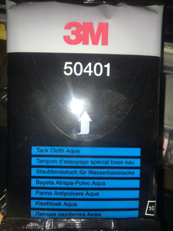 3M Aqua Tack Cloth 10/per pkt 50401