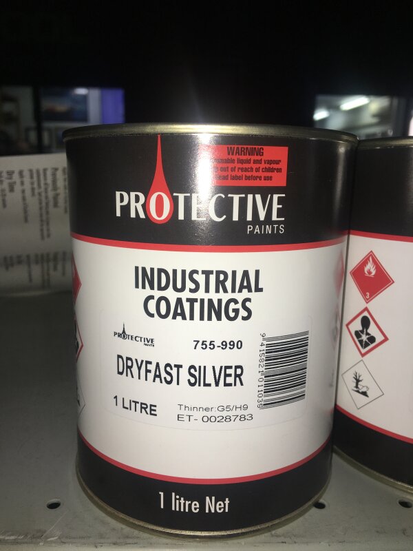 PR Fast Dry Enamel Silver 1L