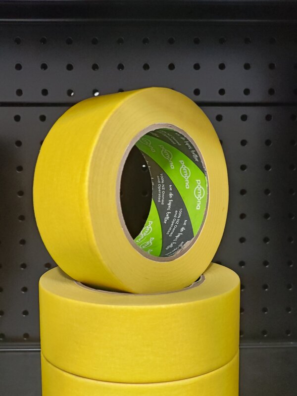 POM S121Y43 Yellow Masking Tape 43mm 50 Meters