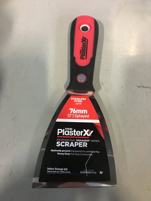 PW PlasterX MegaGripSS Scraper76mm splay