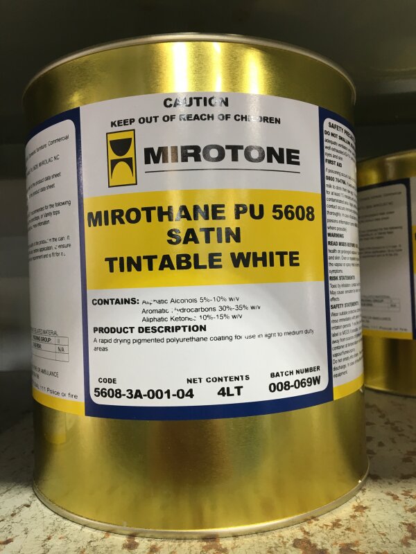 MI Mirothane 5608 Tint White 4L Satin