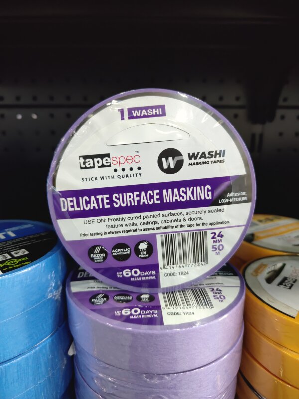 TS Washi Tape Purple No.1 24mm Delicate