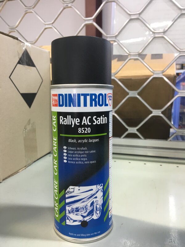 AE Dinitrol 8520 Rally Satin Black Aero