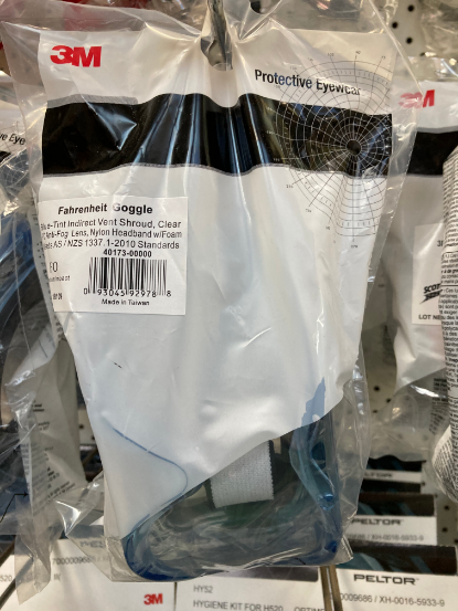 3M Safety Goggles - Fahrenheit Foam Rim