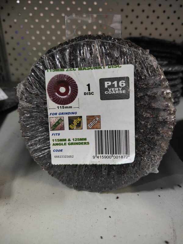 ZEC Masonry Disc 115mm P16 Plastic