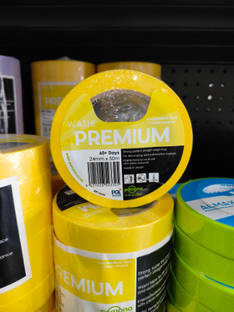 POM Washi Tape Yellow 24mm