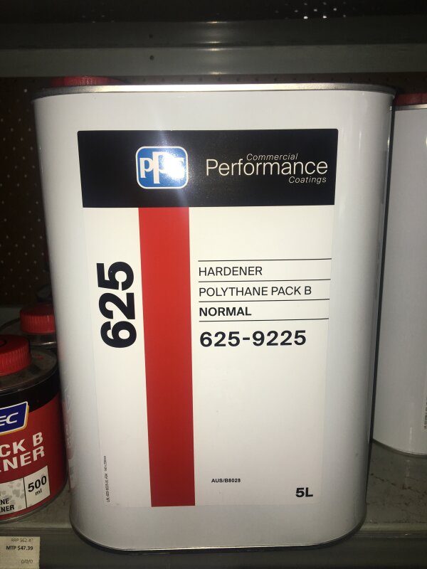 625 POLYTHANE HARDENER - STANDARD 5L