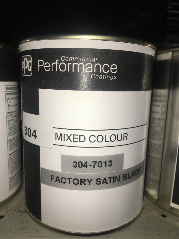 RDE  ENAMEL SATIN BLACK 4L