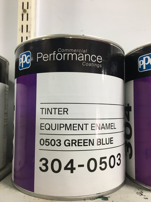 304 EQUIPMENT ENAMEL 0503 GREEN BLUE 4L (GRP 2)