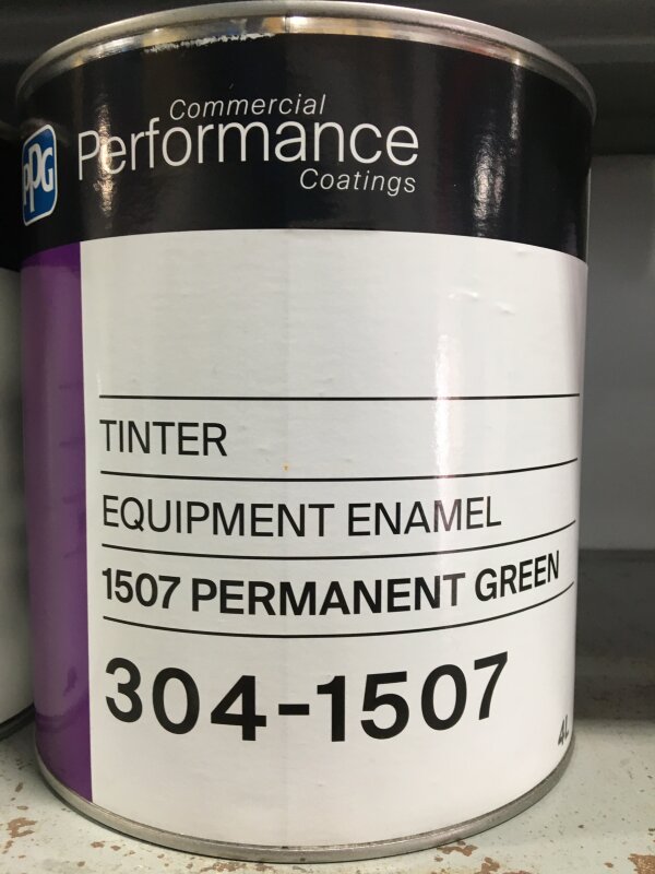 304 EQUIPMENT ENAMEL 1507 PERMANENT GREEN 4L (GRP 2)