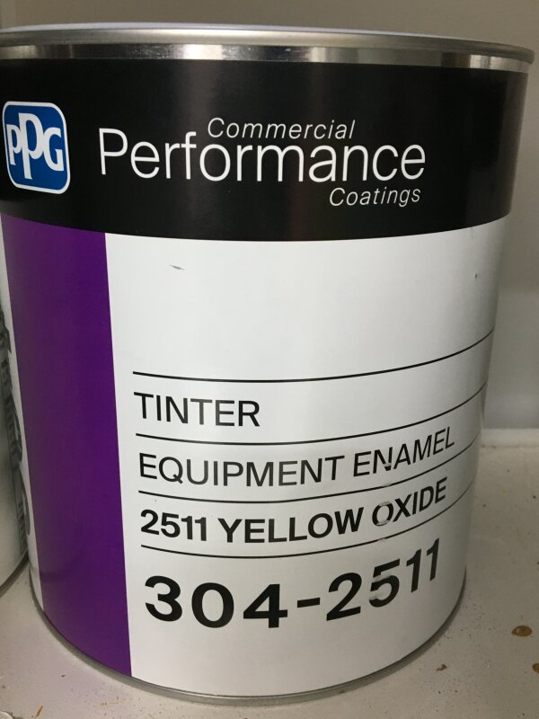 304 EQUIPMENT ENAMEL 2511 YELLOW OXIDE 4L (GRP 1)