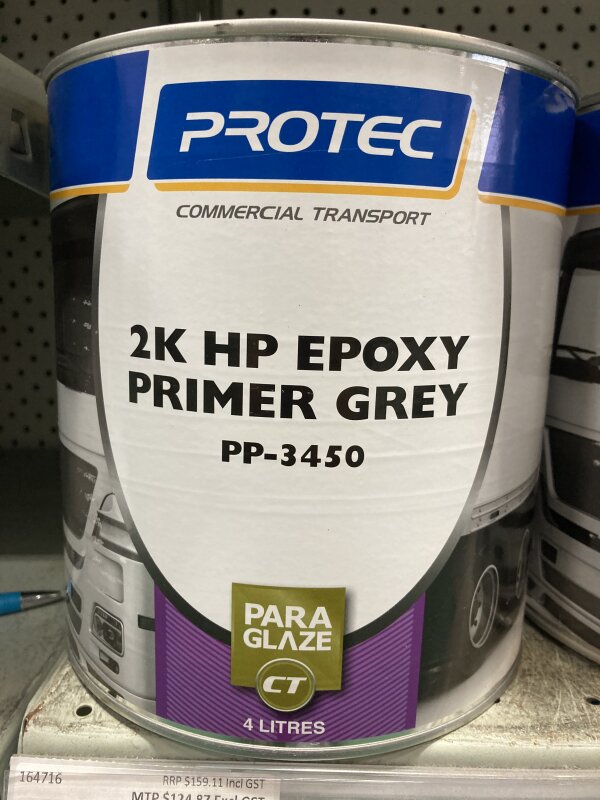 PARAGLAZE CT 3450 2K HP EPOXY PRIMER GREY 4L
