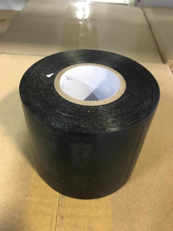 POM Pvc Tape Black 72mm 30m Roll