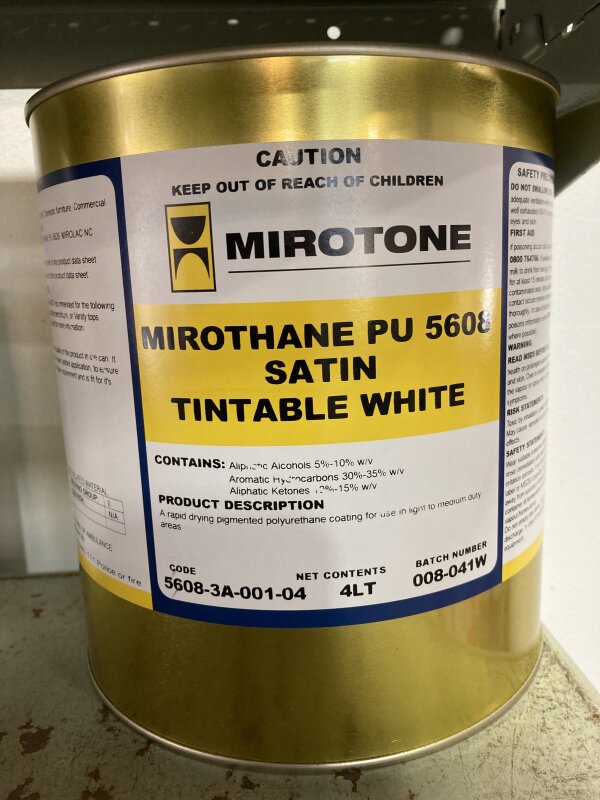 MI Mirothane 5608 Tint White 4L Matt