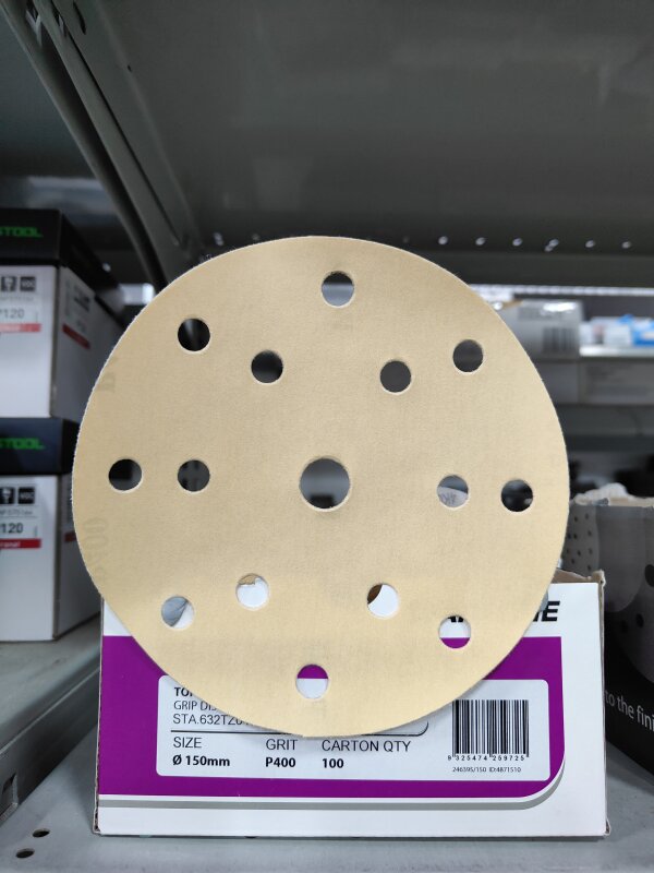 TOPAZ 150MM GRIP 15H P400/EACH