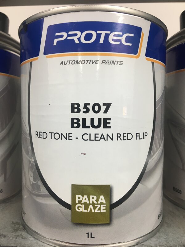PARAGLAZE B507 BLUE - RED TONE - CLEAN RED FLIP 1L (GRP 2)