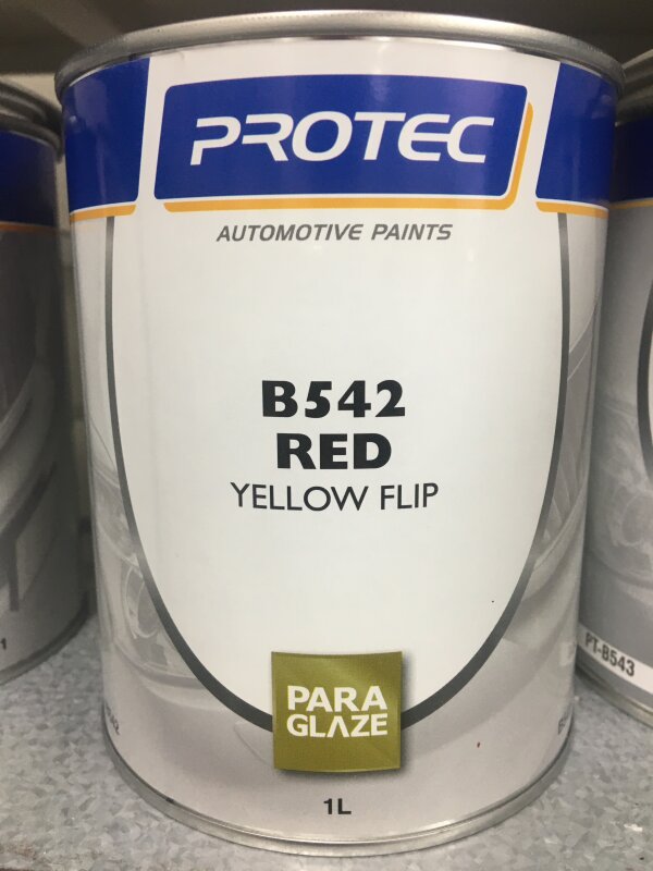 PARAGLAZE B542 RED - YELLOW FLIP 1L (GRP 3)